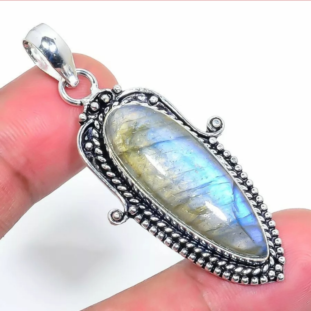 FINAL PRICE DROP!! Fierce Labradorite Pendant